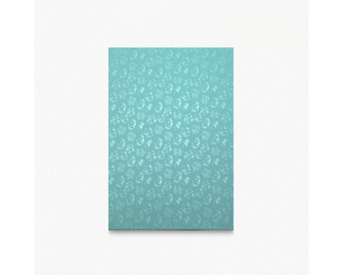 Картон цветной A4 "Розы" 220гр. синий (5шт/уп,) 203508