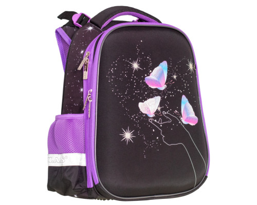 Ghiozdan SchoolCase "Butterfly", 2 sect., 38х29х16сm, 2513C, CLASS