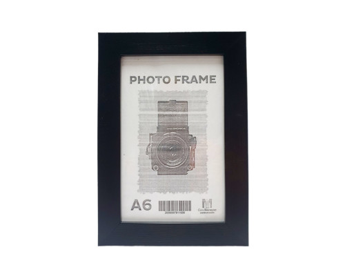 Фоторамка A6 10*15 c ножкой-подставкой черная 20-02-04B CM*1656