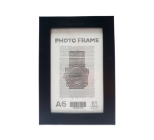 Фоторамка A6 10*15 c ножкой-подставкой черная 20-02-04B CM*1656