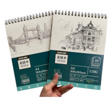 Sketchbook A4, 40 file pe spira 110гр. S19-38 (288)
