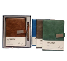 Set agenda nedatata cu magnet + pix in cutie, 4 culori, *6526 (40)