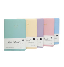 Carnet A5 96 foi, matem., PU, coperta tare, 5 culori pastelate No.25-8803(132)