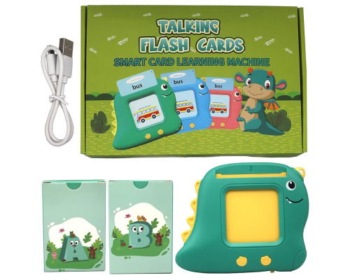 Tabla interactivă "Dino" pentru studiere limbii engleze +112 carduri flash S47-7 (48)