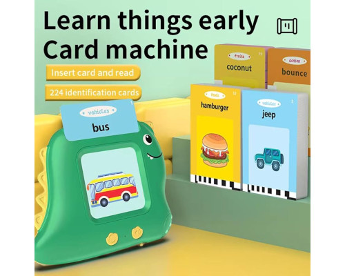 Интерактивный планшет "Dino"для изучения английского языка, +112 флеш-карт S47-7 (48)