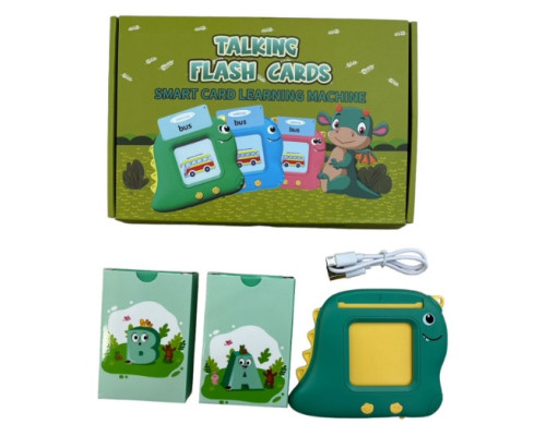 Tabla interactivă "Dino" pentru studiere limbii engleze +112 carduri flash S47-7 (48)