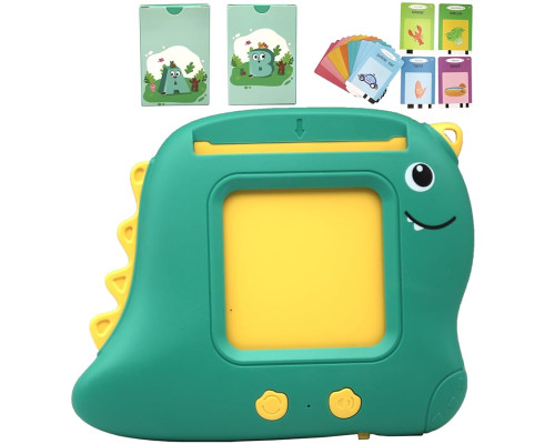 Tabla interactivă "Dino" pentru studiere limbii engleze +112 carduri flash S47-7 (48)