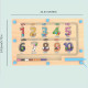 Joc educativ „Labirint Magnetic CIFRE”, lemn YLD1361 (60)