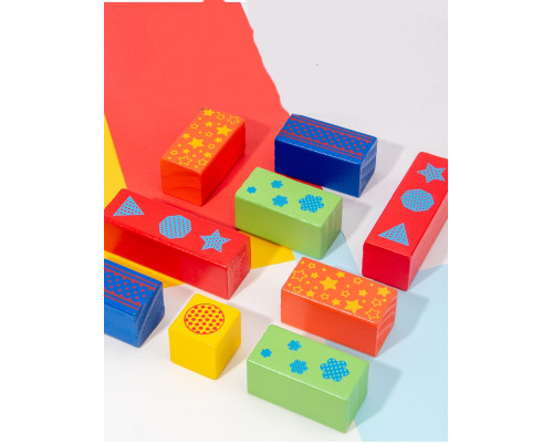 Joc educativ din lemn „Labirint – rostogolește bila”, 53 piese S47-22 (24)