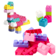 Constructor din plastic „Blocuri vesele” - 55 piese. S47-29 (72)