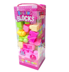 Constructor din plastic „Blocuri vesele” - 55 piese. S47-29 (72)