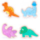 Mini-puzzle "Baby", lemn, 4 piese, 15*15cm, asortate S47-32 (240)