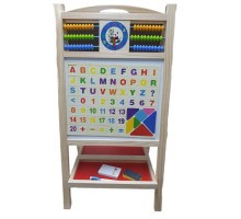 Tablă pentru copii, dublă pe picioare + accesorii, h 70 cm YY-3373 (8)