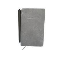 Carnet B7 100 foi, matem., Velura, gri, coperta integrala+ pix (240)