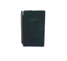 Carnet B7 100 foi, matem., Velura, verde, coperta integrala+ pix (240)