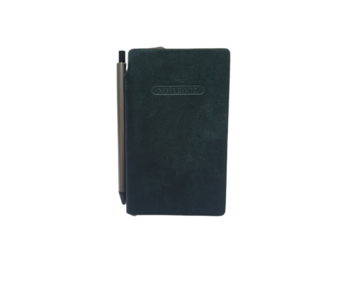 Carnet B7 100 foi, matem., Velura, verde, coperta integrala+ pix (240)