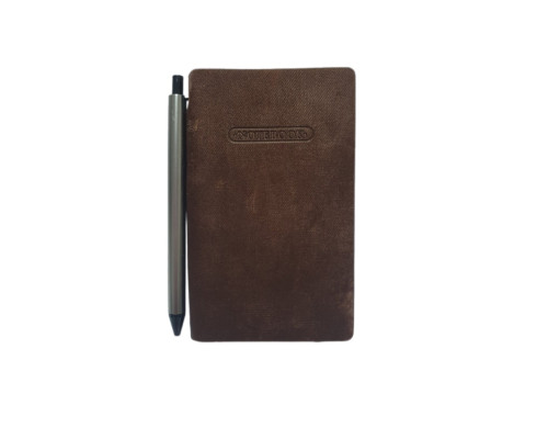 Carnet B7 100 foi, matem., Velura, maro, coperta integrala+ pix
