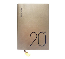 Agenda A5 datata 2026, Metalic, sampani, coperta integrala *6023 (88)