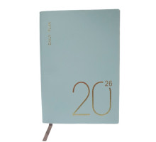 Agenda A5 datata 2026, Pastel, azuriu, coperta integrala *6078 (88)