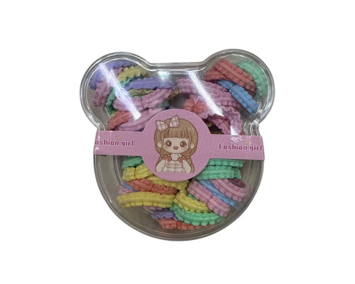 Set elastic de par pentru copii "Ursulet", 50buc. S45-5 (12)