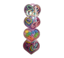 Set elastic de par pentru copii "4 Hearts", 60buc. S45-5 (12)
