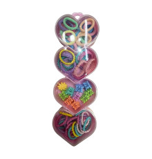 Set elastic de par pentru copii "4 Hearts", 60buc. S45-5 (12)