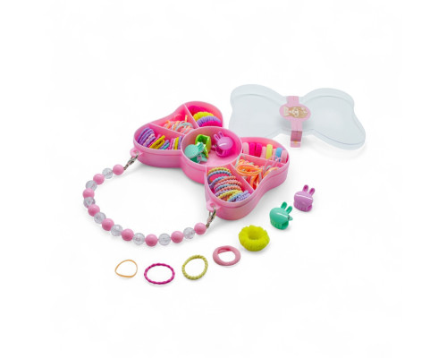 Set elastic de par pentru copii "Butterfly" cu mâner, 50buc. S45-5 (12)