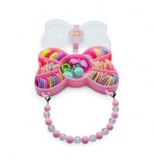 Set elastic de par pentru copii "Butterfly" cu mâner, 50buc. S45-5 (12)