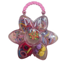 Set elastic de par pentru copii "Flower" cu mâner, 90buc. S45-5 (12)