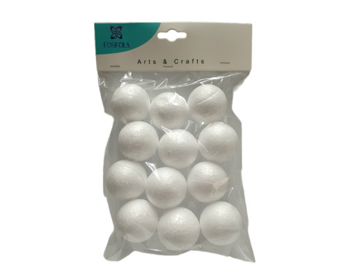 Набор пенопластовых фигурок "Шар" 3,5 см 12шт. S18A-1 (12/120)