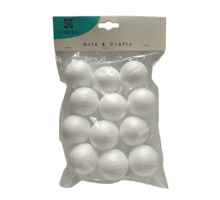 Set figurini din polistiren „Sferă” 3,5 cm 12 buc. S18A-1 (12/120)