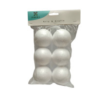 Набор пенопластовых фигурок "Шар" 5,5 см 6 шт. S18A-2 (12/120)