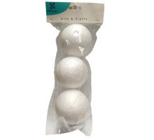 Set figurini din polistiren „Sferă” 7 cm 3 buc. S18A-3 (12/120)