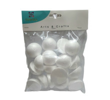 Набор пенопластовых фигурок "Полусфера" 3,5 см 20 шт. S18-11 (12/240)