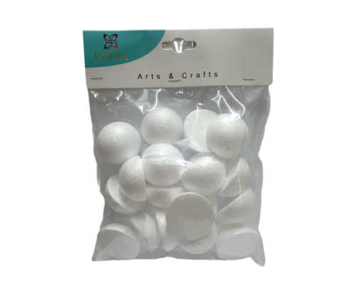 Set figurini din polistiren „Semisferă” 3,5 cm, 20 buc. S18-11 (12/240)