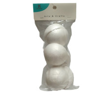 Набор пенопластовых фигурок "Полусфера" 7 см 6 шт. S18-12 (12/240)