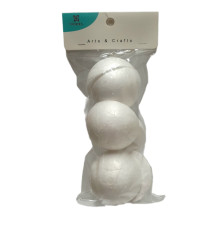 Set figurini din polistiren „Semisferă” 7 cm, 6 buc. S18-12 (12/240)