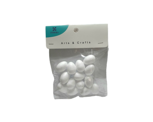 Набор пенопластовых фигурок "Яйцо" 1,7*2,5 см 14 шт FOS-2509 (12/120)