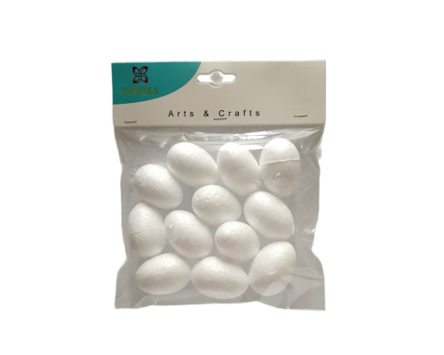 Set figurini din polistiren „Ou” 2.5*4 cm 12 buc. REF:1502 (12/120)