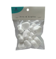 Набор пенопластовых фигурок "Сердце" 3*1,5 см 12шт. S18A-24(12/120)