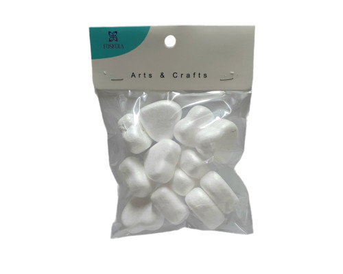 Набор пенопластовых фигурок "Сердце" 3*1,5 см 12шт. FOS-2509 (12/120)