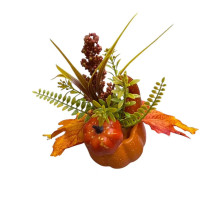 Compozitie decorativa "Toamna de aur" dovleci 20*16 cm. S49-3 (192)