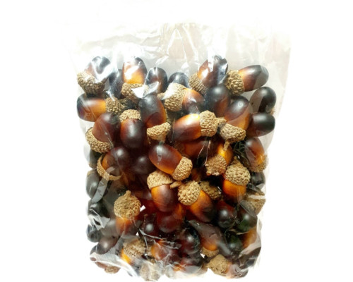 Декоративные желуди 100 шт. S49-15 (100)