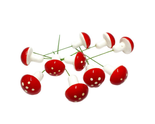 Ciuperci decorative medii 3 cm, 10 buc./pachetj CM*1854