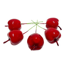 Декоративные яблочки маленькие 3 см. 5 шт. упаковка CM*1878
