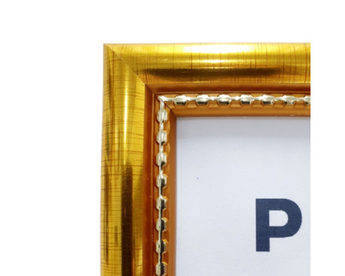 Rama foto A4 cu suport, aur cu margina mărgele 19мм F1917-0490 CM*1977