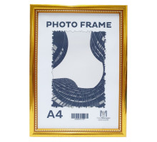 Rama foto A4 cu suport, aur cu margina mărgele 19мм F1917-0490 CM*1977