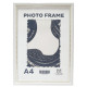 Rama foto A4 cu suport, alb cu margina mărgele 19мм F1917-15G CM*1984