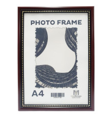 Rama foto A4 cu suport, maro cu margina mărgele19мм F1917-183-10 CM*1991