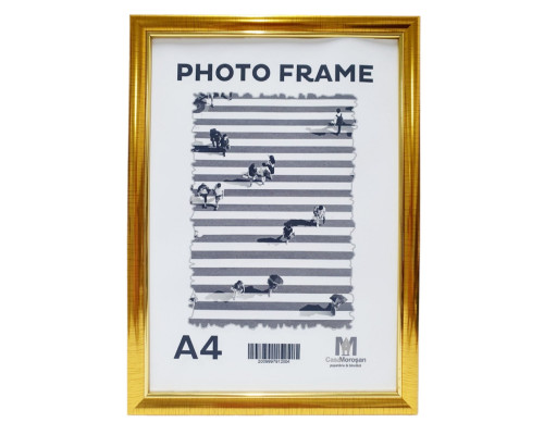 Rama foto A4 cu suport, aur 17мм F1701-0490 CM*2004 Rama foto A4 cu suport, aur 17мм F1701-0490 CM*2004